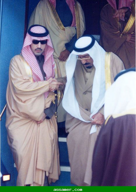 السامر مع والده الامير سعود بن محمد - رحمه الله
