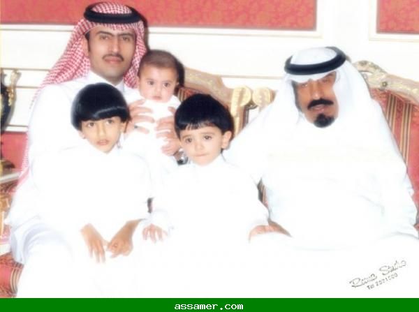 السامر مع والده الامير سعود بن محمد - رحمه الله